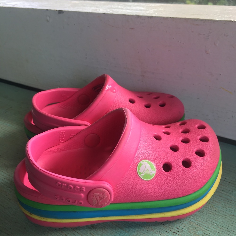 Toddler Girls Crocs sz 5